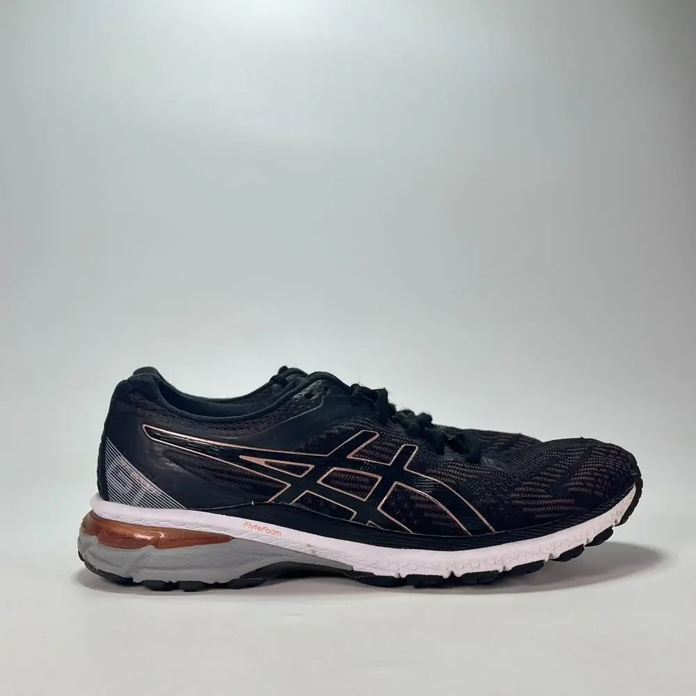 ASICS GT-2000 8 Black Rose Gold Stability Running Shoes 1012A591 Women's Size 8